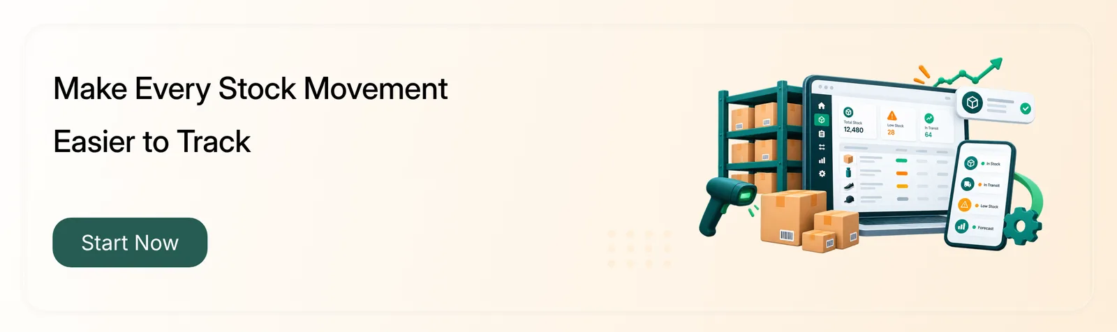 Make every stock movement easier to track. Start now